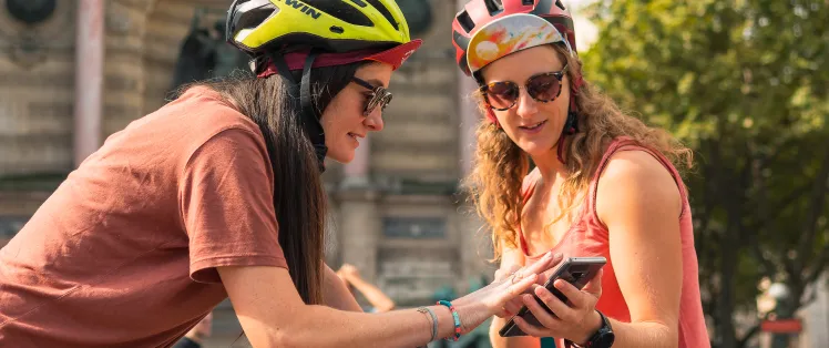 Download the cycle route tracks